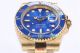 EW Replica Rolex Submariner 41MM Watch Yellow Gold Case Blue Dial & Bezel (3)_th.jpg